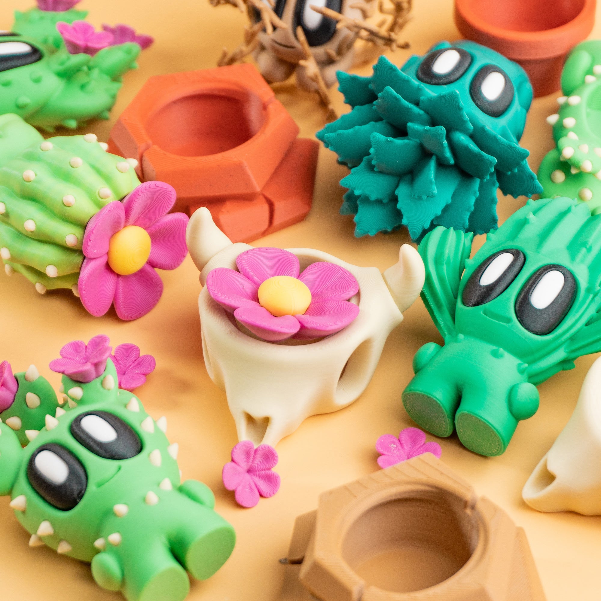 Ribbli Blob Buddies – Quirky Desk Plant Collectibles