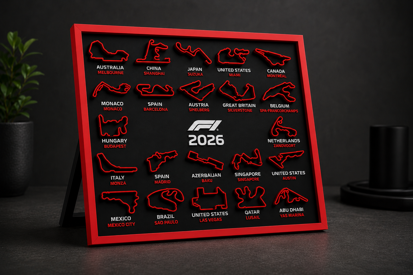 F1 2026 Schedule Desk Top