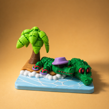 Beach Crocs – Desk Scene