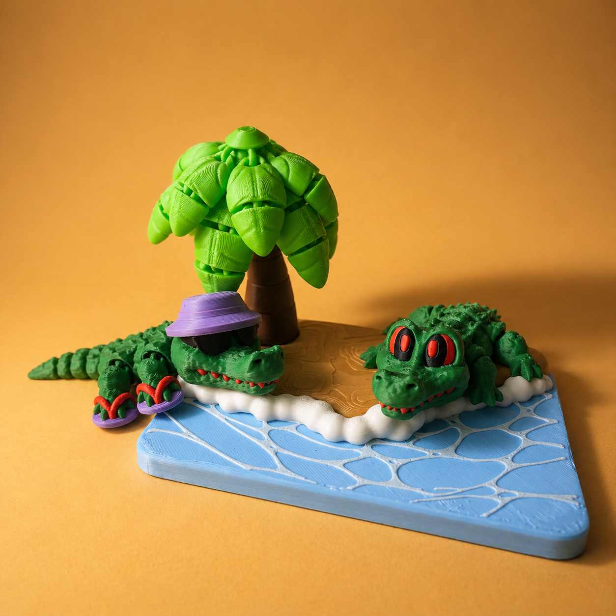 Beach Crocs – Desk Scene