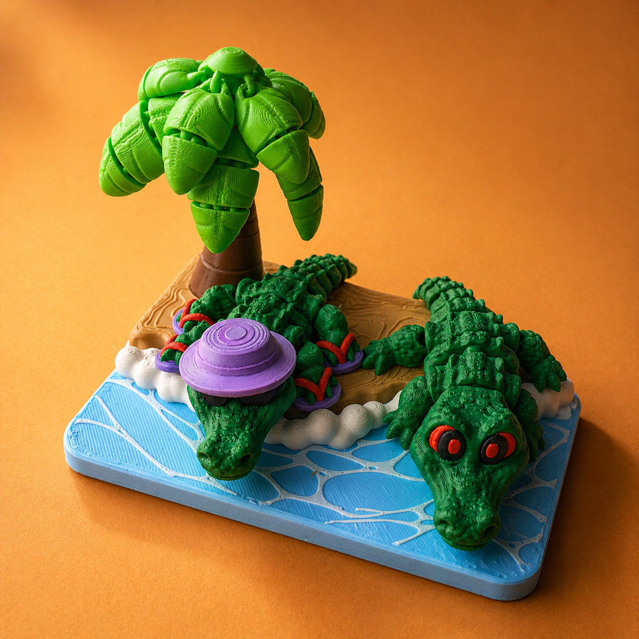 Beach Crocs – Desk Scene