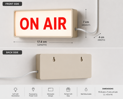 ON AIR LED Light Box