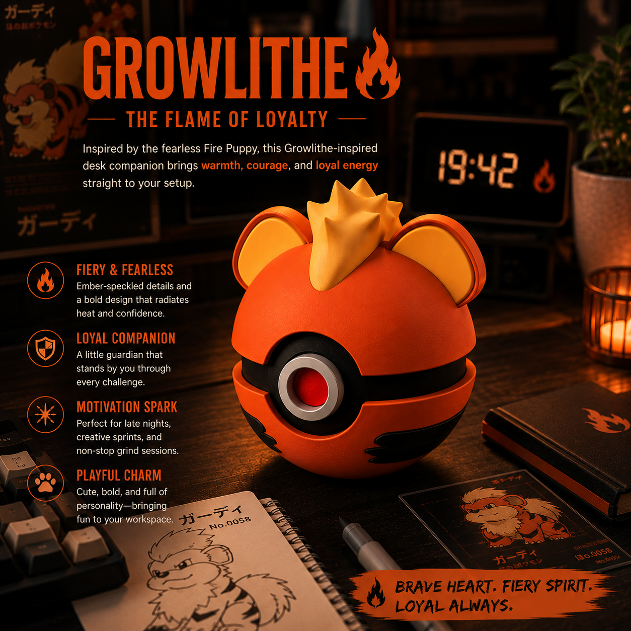 Growlithe Pokeball