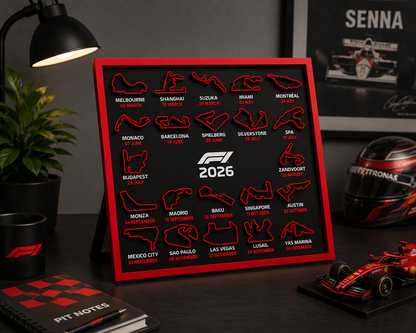 F1 2026 Schedule Desk Top