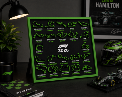 F1 2026 Schedule Desk Top